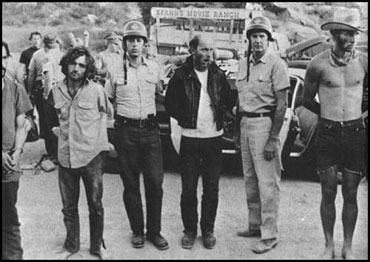 Image result for IMAGES OF THE RAID AND ARREST OF MANSON AND FAMILY