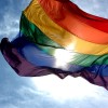 Rainbow_flag_and_blue_skies Rainbow_flag_and_blue_skies