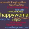 word cloud safe woman