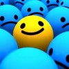 Bright Smile among sad faces-1