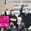 Anonymous protest