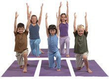 Calmly Bent On Giving The Gift Of Yoga To Children!
